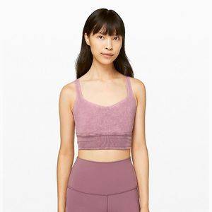 Lululemon Free To Be Bra *Long Line Rib